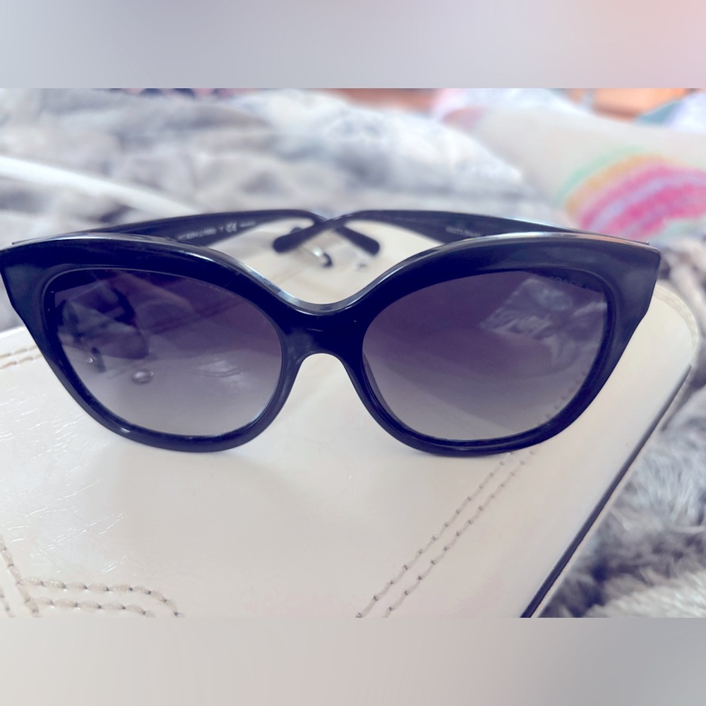 Coach Black Oversized Sunglasses